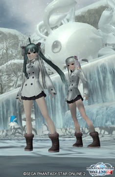 雪祭り会場にて…