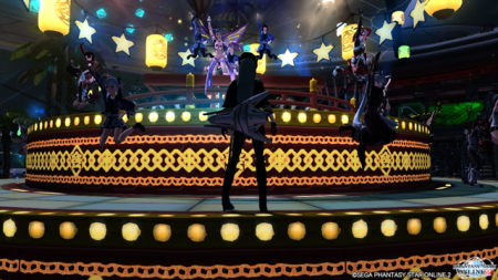 同盟軍の盆踊り